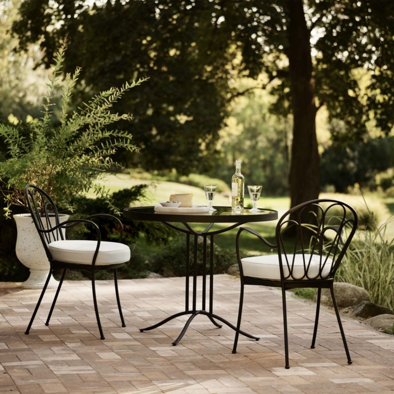 Galleria 35" Metal Outdoor Bistro Dining Table Set - image 1 of 3