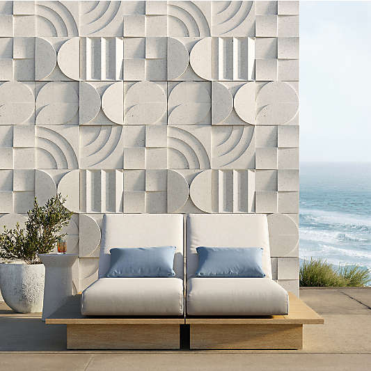 Messina White Textured Indoor/Outdoor Planters