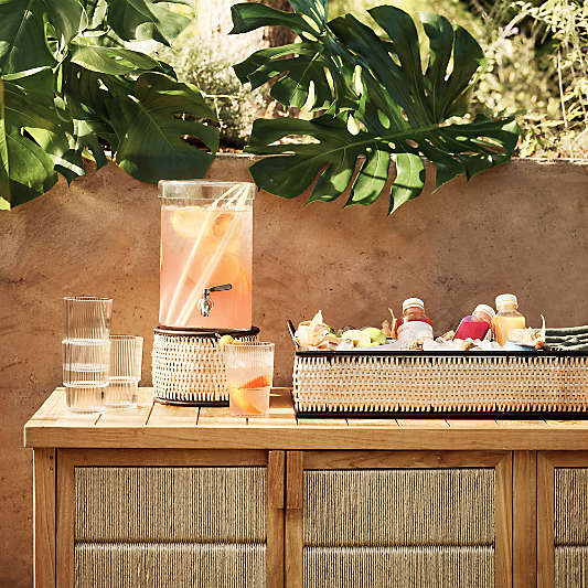 1.5-Gallon Cold Drink Dispenser with Tamarind Stand Set