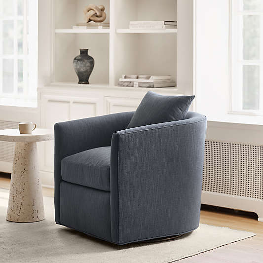 Drew Small Swivel Accent Chair