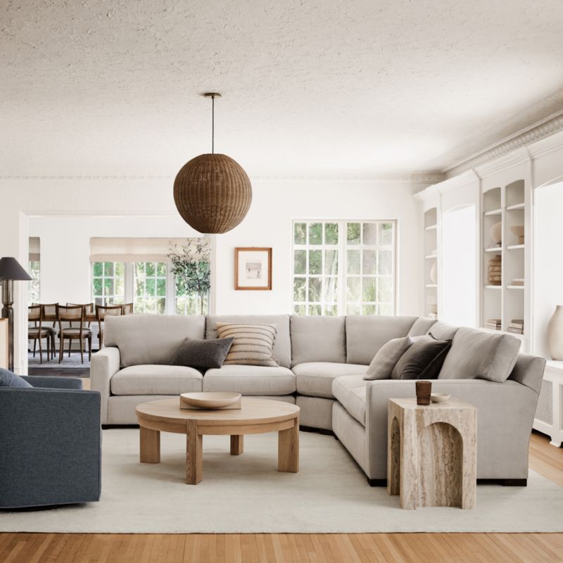 Isla Braided Stripe 23"x23" Bunbury Blue Throw Pillow Cover - image 5 of 6