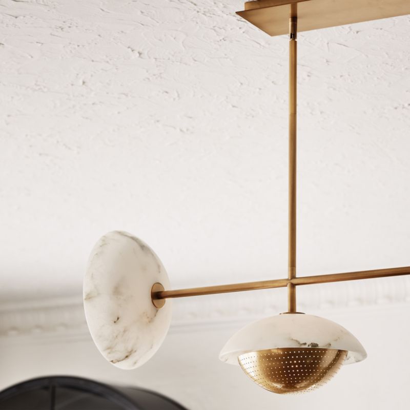 Solstice Alabaster Chandelier Light 53.4" - image 8 of 10