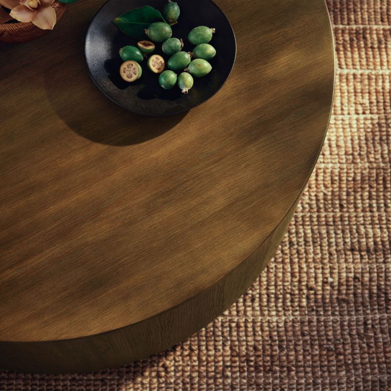 Terrane Fumed Oak 42" Round Coffee Table - image 2 of 5