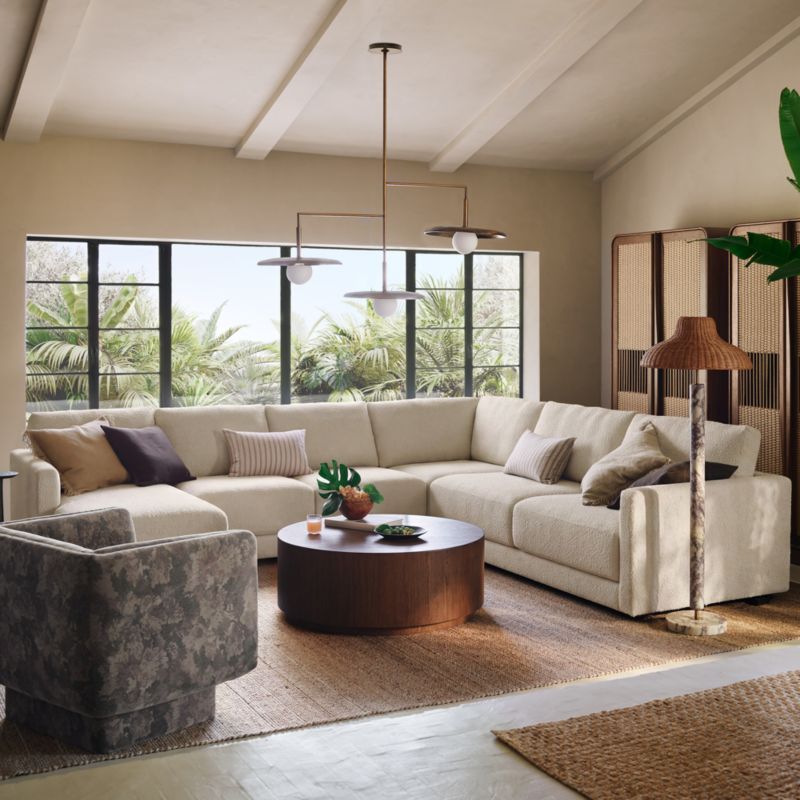 Gather 4-Piece L-Shaped Sectional Sofa with Chaise Lounge - image 3 of 11