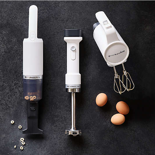 KitchenAid ® Go™ Porcelain White Cordless Kitchen Vacuum with Battery
