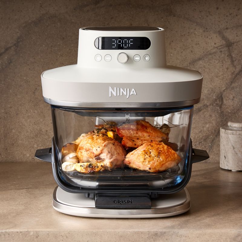 Ninja ® Crispi™ Pro Glass Air Fryer Cooking Station in Bone White