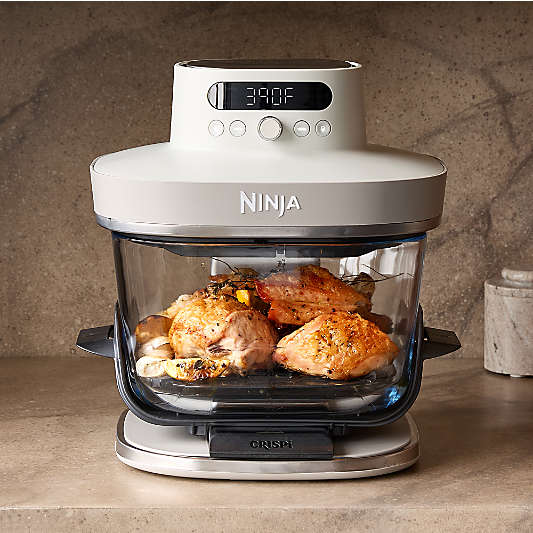 Ninja ® Crispi™ Pro Glass Air Fryer Cooking Station in Bone White