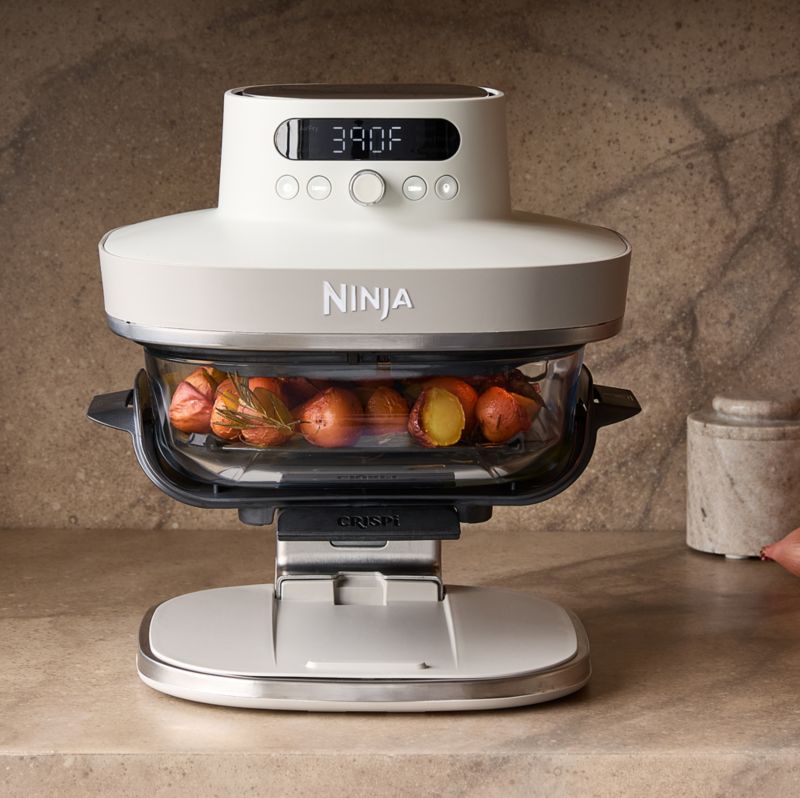 Ninja ® Crispi™ Pro Glass Air Fryer Cooking Station in Bone White