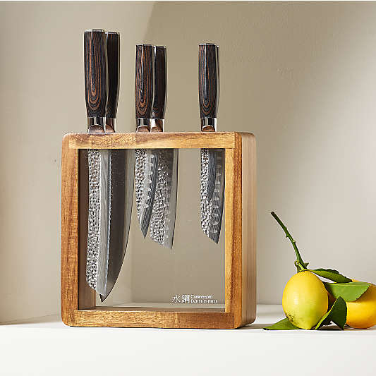 Cuisine::pro® Damashiro EMPEROR® Mokuzai 7-Piece Block Set