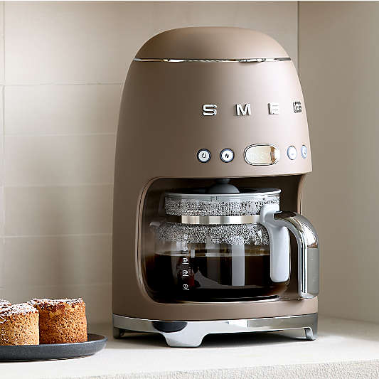 SMEG Matte Mocha Drip Coffee Maker