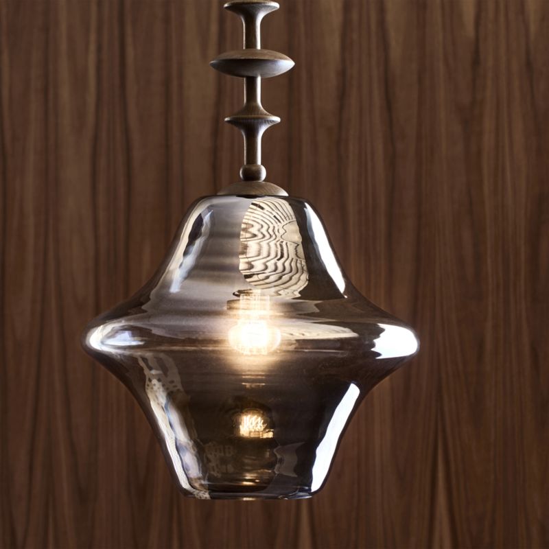 Sabine Glass Pendant Light - image 9 of 10