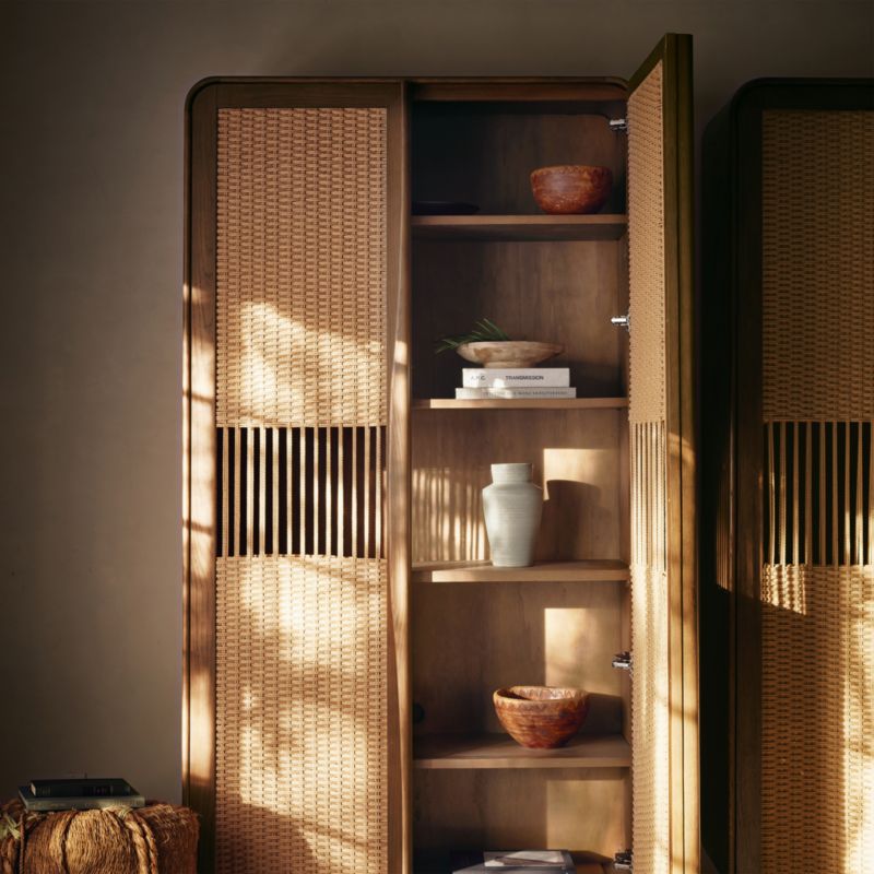 Talay 44" Fumed Oak Closed Storage Cabinet - image 2 of 10