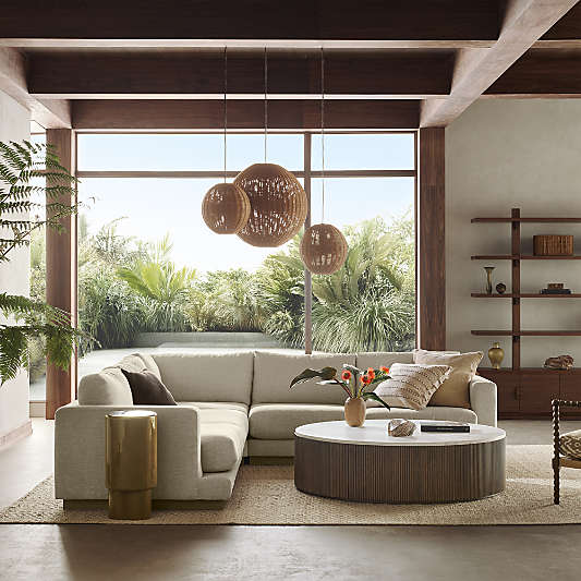 Sonder Woven Large Pendant Light