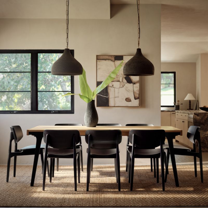 Paolo Black Wood Dining Chair - image 3 of 10