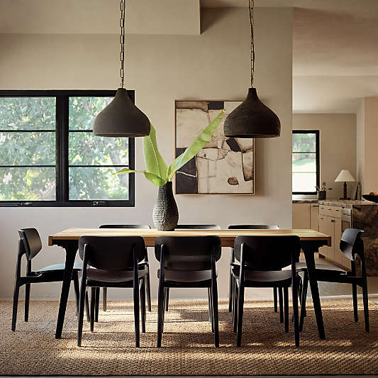 Paolo Black Wood Dining Chair