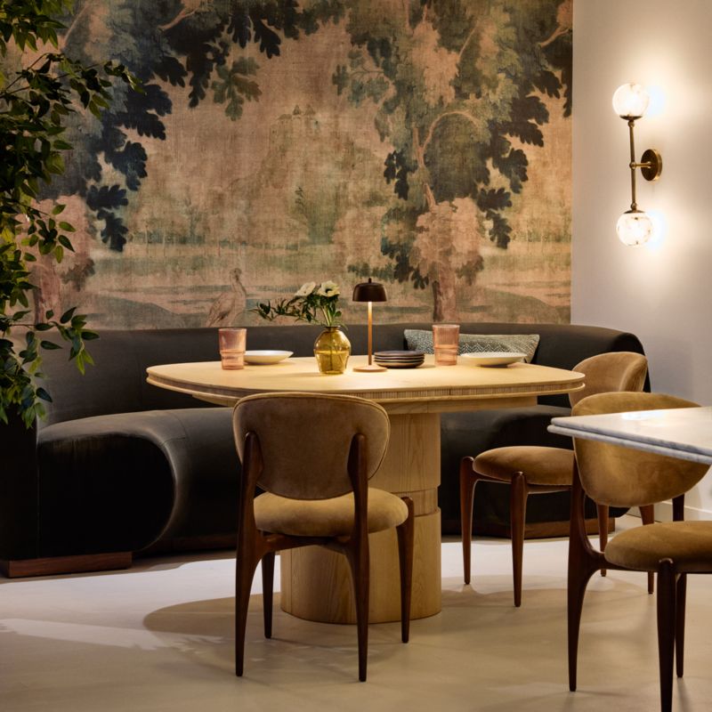 Alba 2-Light White Alabaster Wall Sconce Light - image 3 of 10