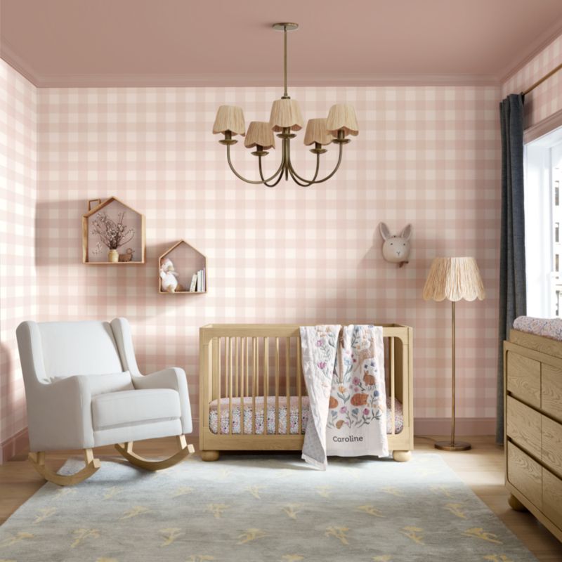 Colette Gingham Light Pink Wallpaper - image 2 of 3