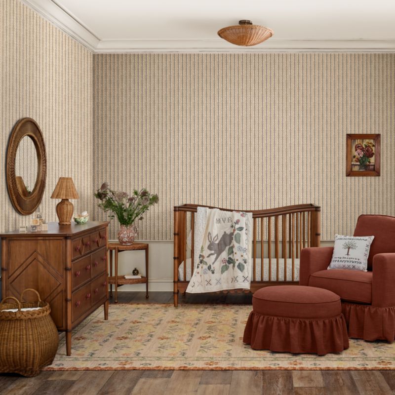 Darling Dot & Vine Fawn Tan Wallpaper - image 1 of 4