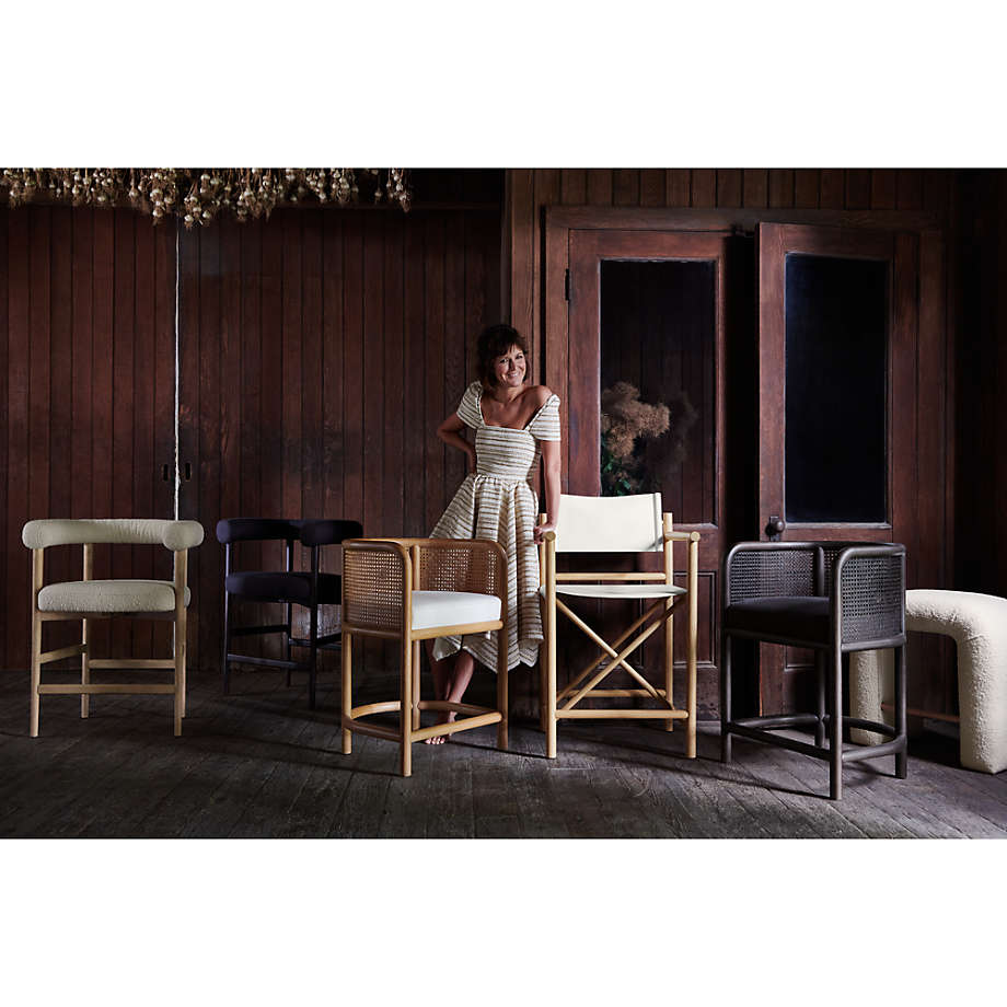Mast Leather Director s Counter Stool by Leanne Ford Reviews