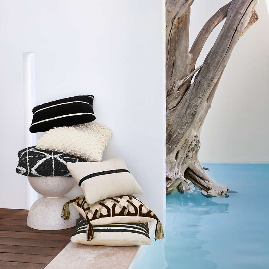 Lumbar pillow crate and barrel best sale