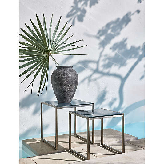 Ophelia Matte Black Large Vase  17"