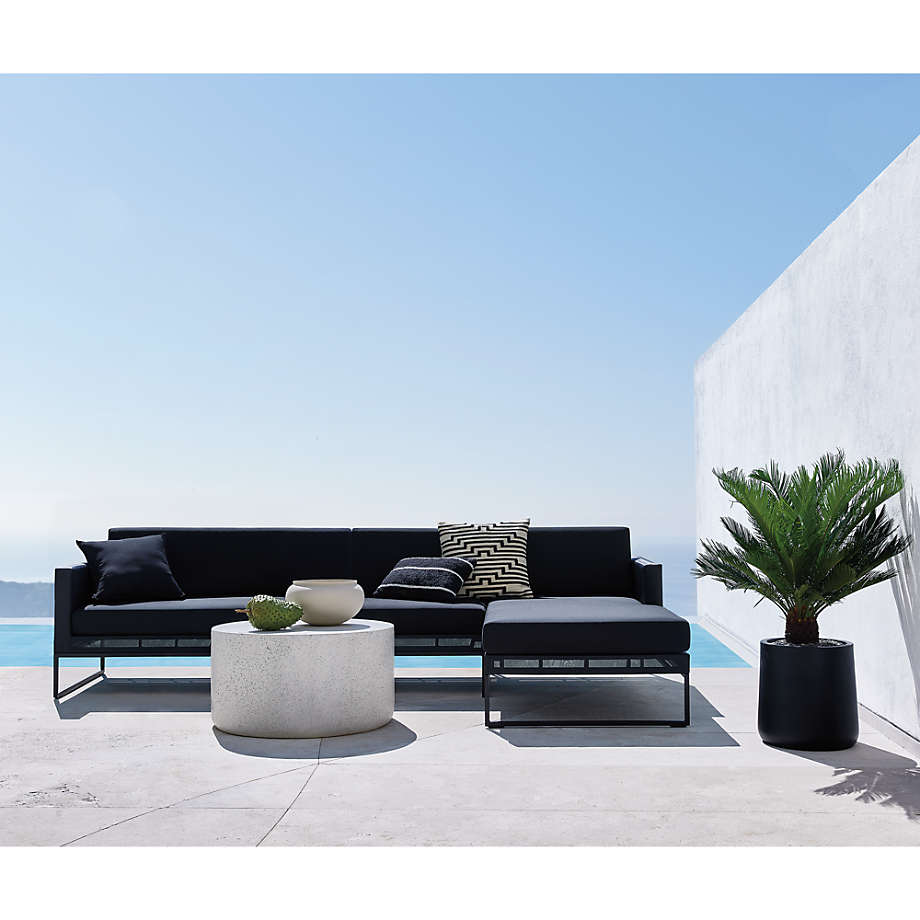 Crate and barrel shop millstone coffee table