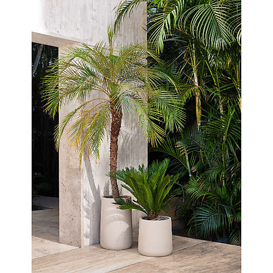 Saabira Taupe Indoor/Outdoor Planters