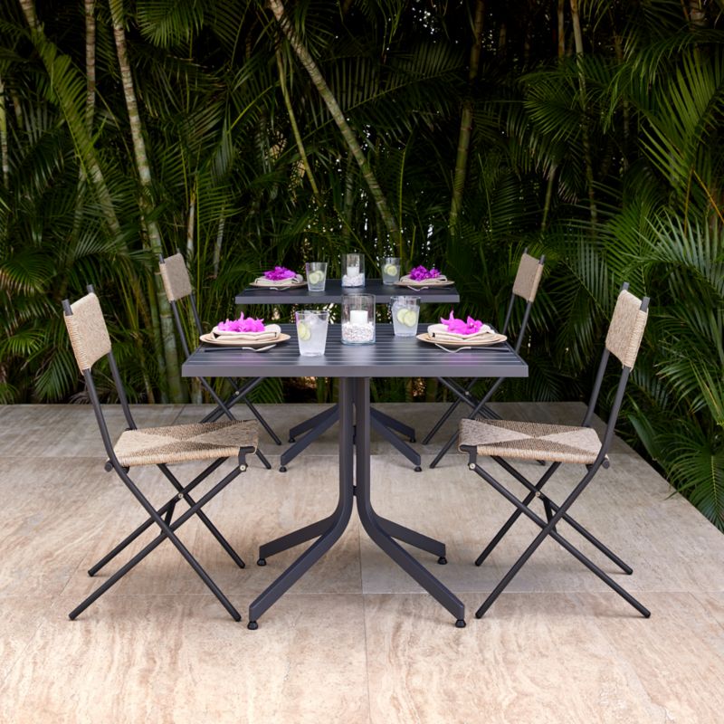 Lanai 35" Square Fliptop Outdoor Dining Table - image 6 of 14