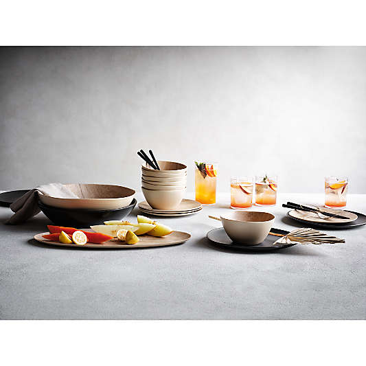 Faux Bois Melamine Bowl