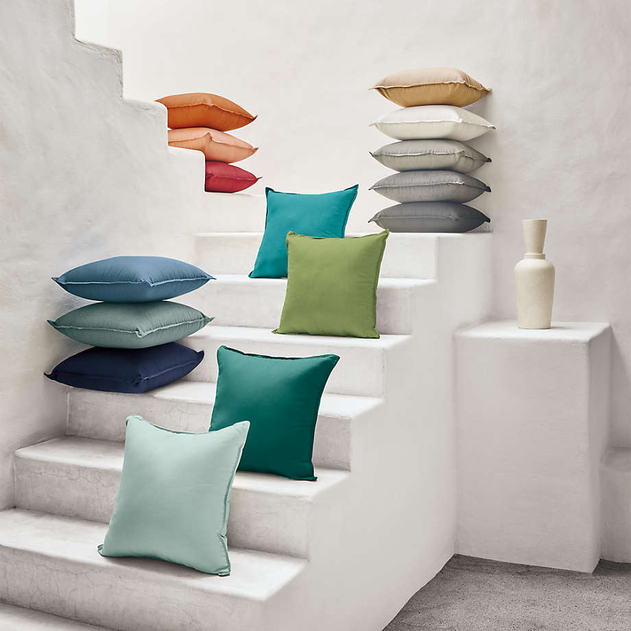 Forest green outdoor 2025 pillows