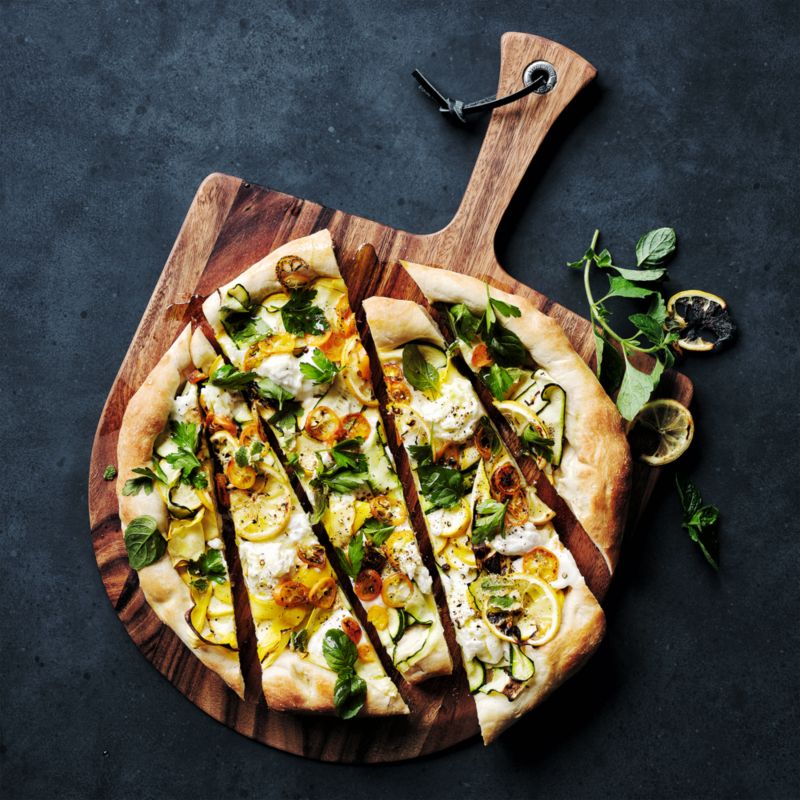 Wooden Pizza Paddle + Reviews | Crate & Barrel