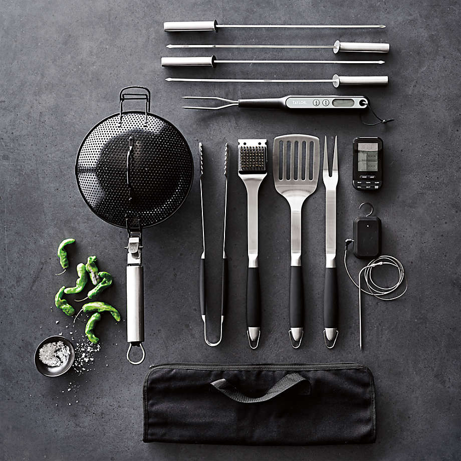 Perfect Chef 4 Piece Tool Set w/Black Handles – GrillStuff