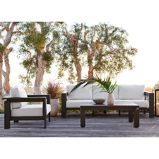 Walker Metal 46" Rectangular Outdoor Coffee Table