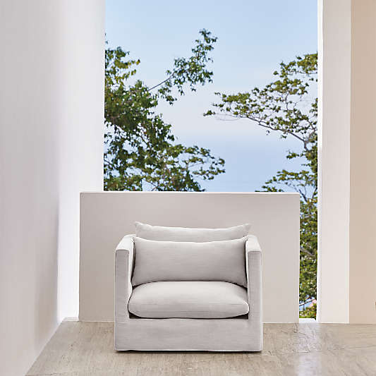 Seascape Upholstered Outdoor Lounge Chair