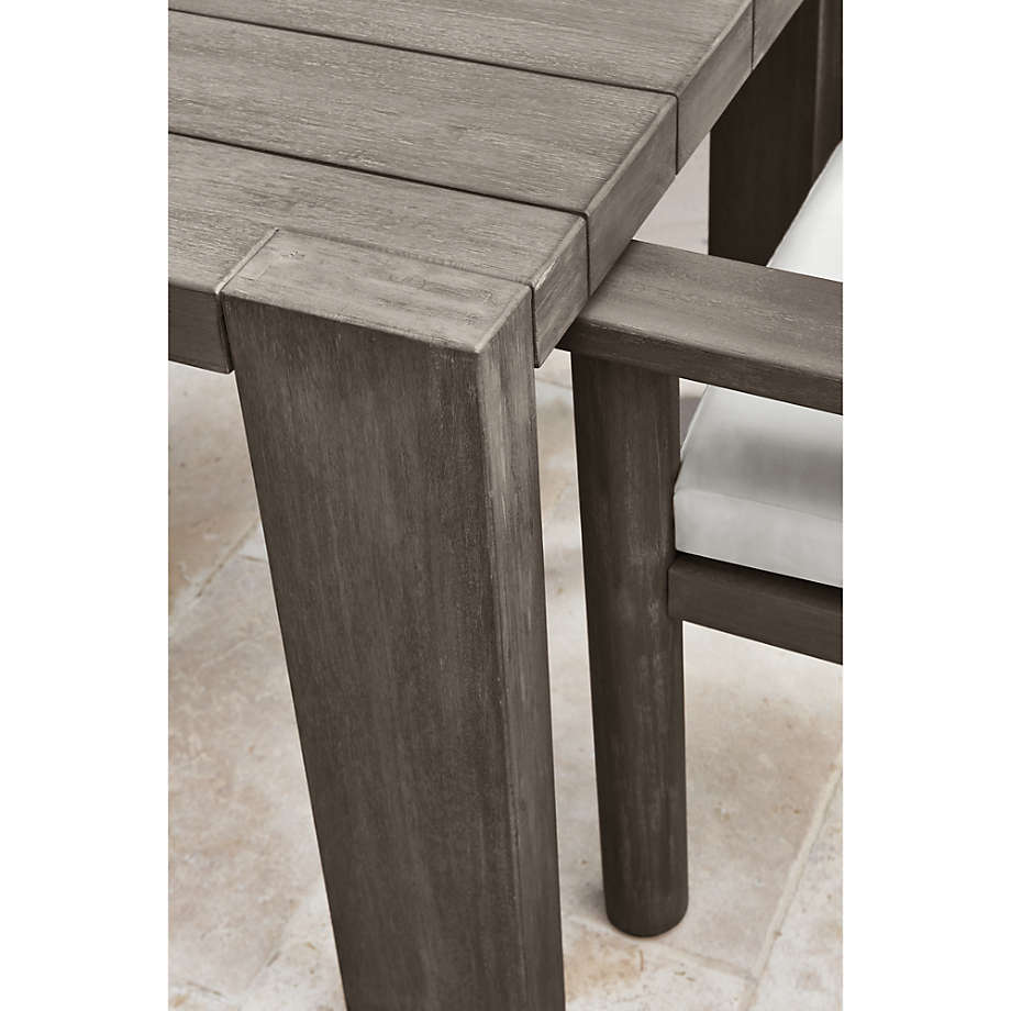 Wooden outdoor dining table on sale