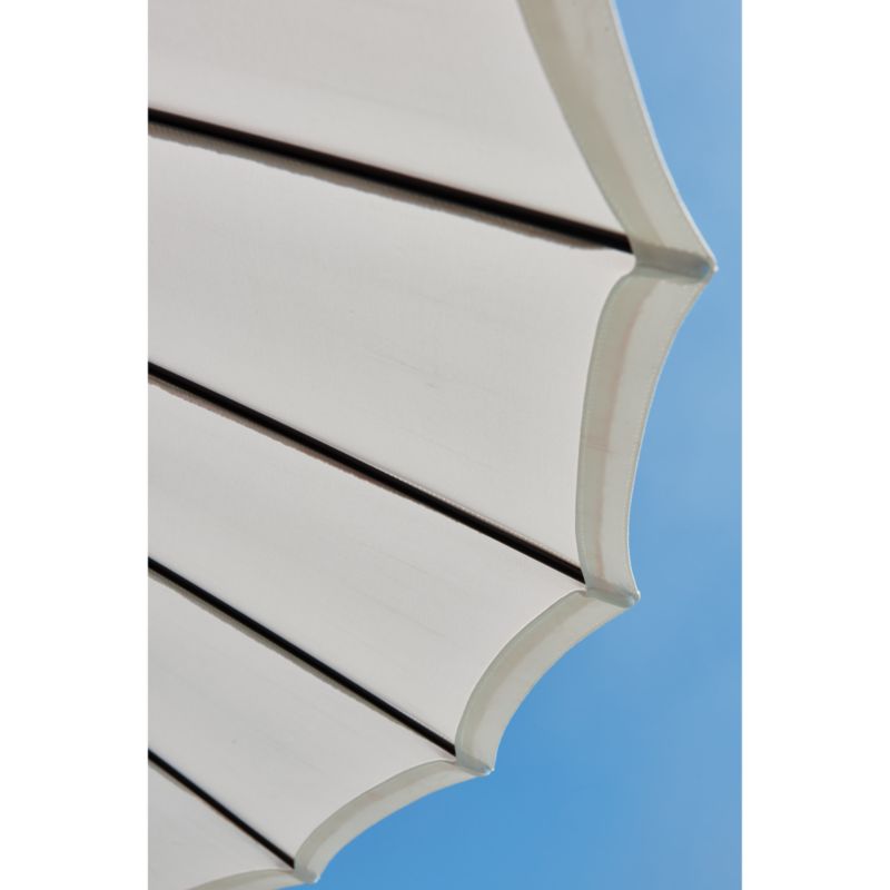 9' Dome White Outdoor Patio Umbrella - image 5 of 13