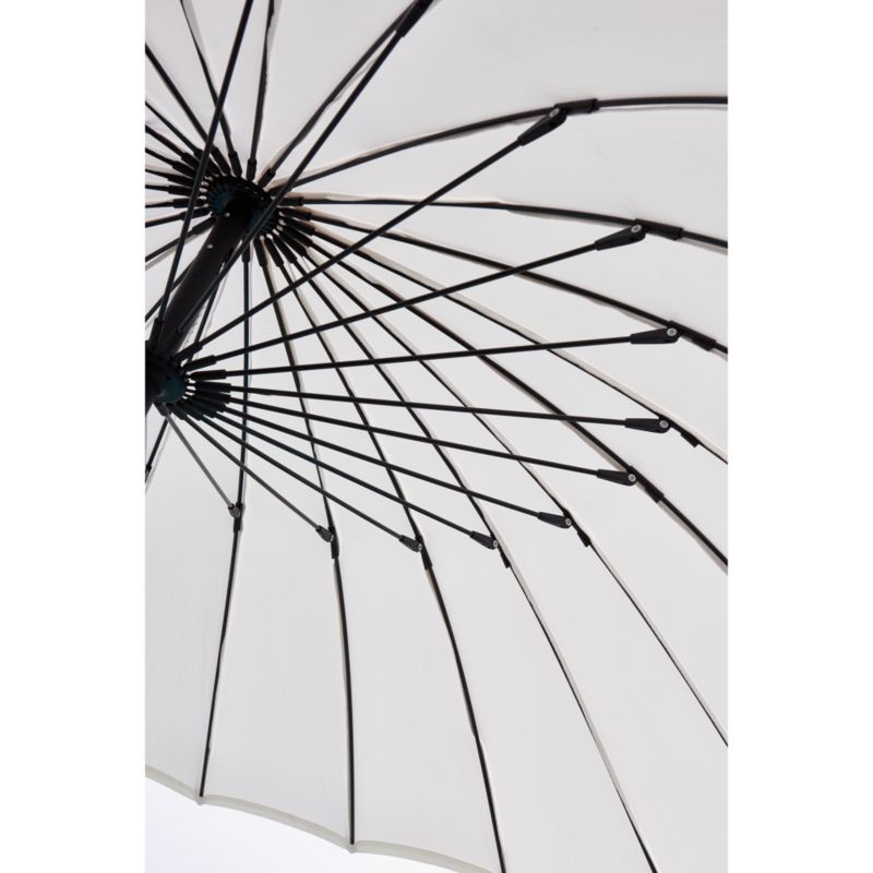 9' Dome White Outdoor Patio Umbrella - image 4 of 13