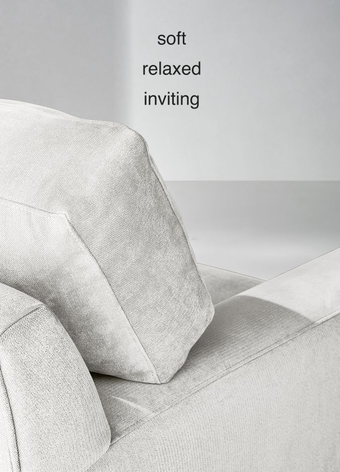 soft, relaxed, inviting