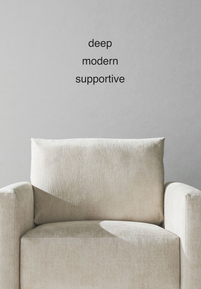 deep, modern, supportive