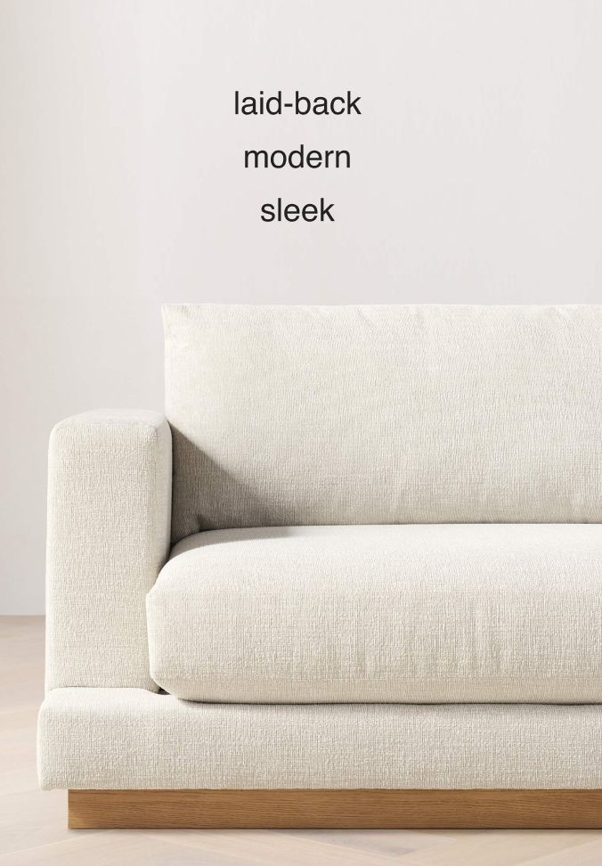 laid-back, modern, sleek