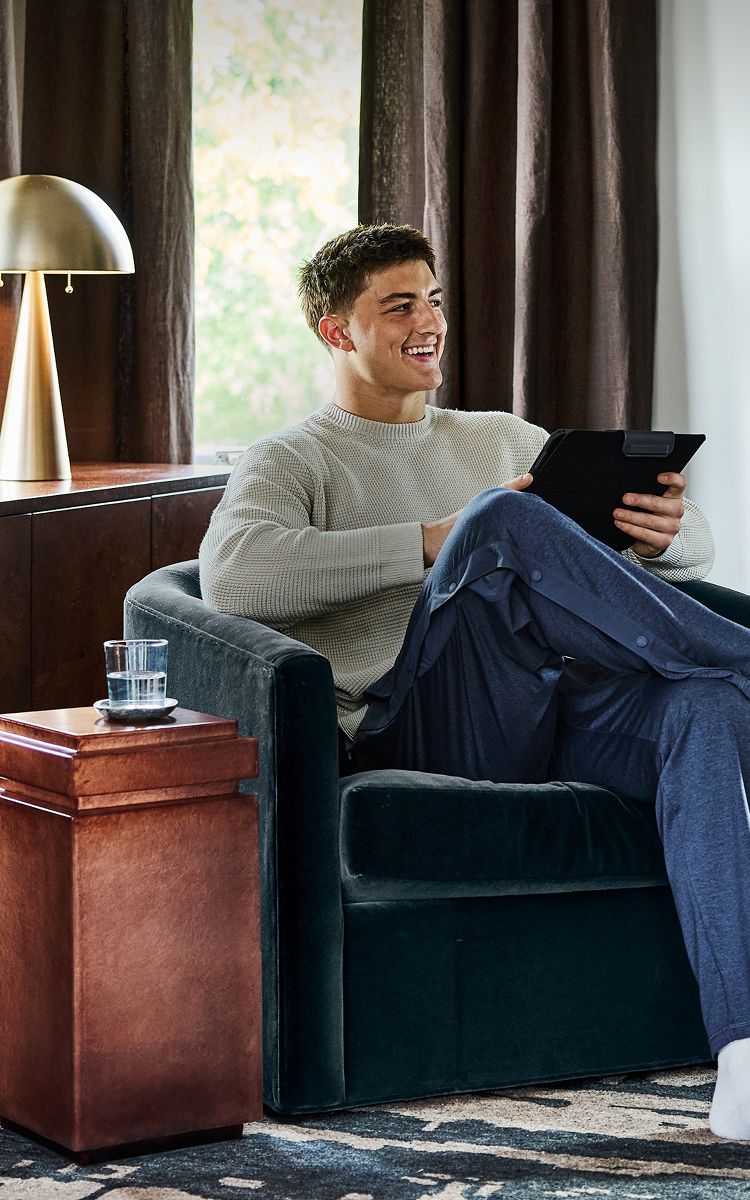 Pro Football Player Colston Loveland's First Home | Crate & Barrel