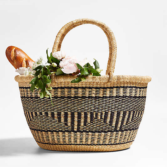 Decorative Storage Baskets: Wicker, Wire & Rattan | Crate & Barrel