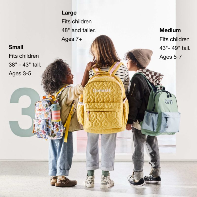 Preschool backpack size sale