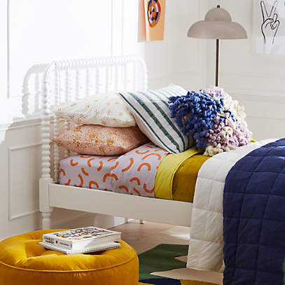 Crate and barrel jenny top lind queen bed