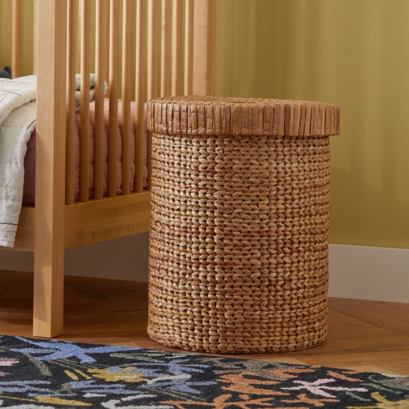 Natural Large Woven Wicker Kids Hamper - image 2 of 5