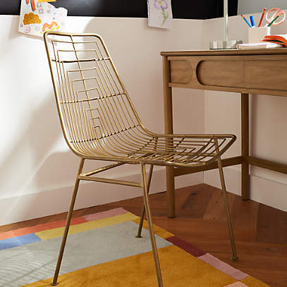 Domino Gold Kids Desk Chair Reviews Crate Kids