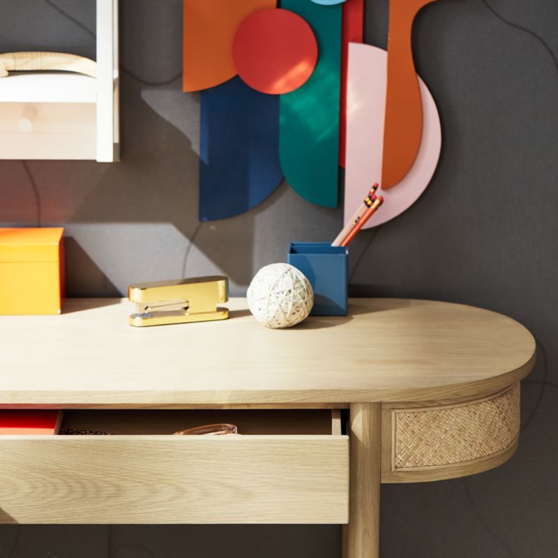 Canyon Natural Wood Kids Desk with Drawer by Leanne Ford - image 3 of 15