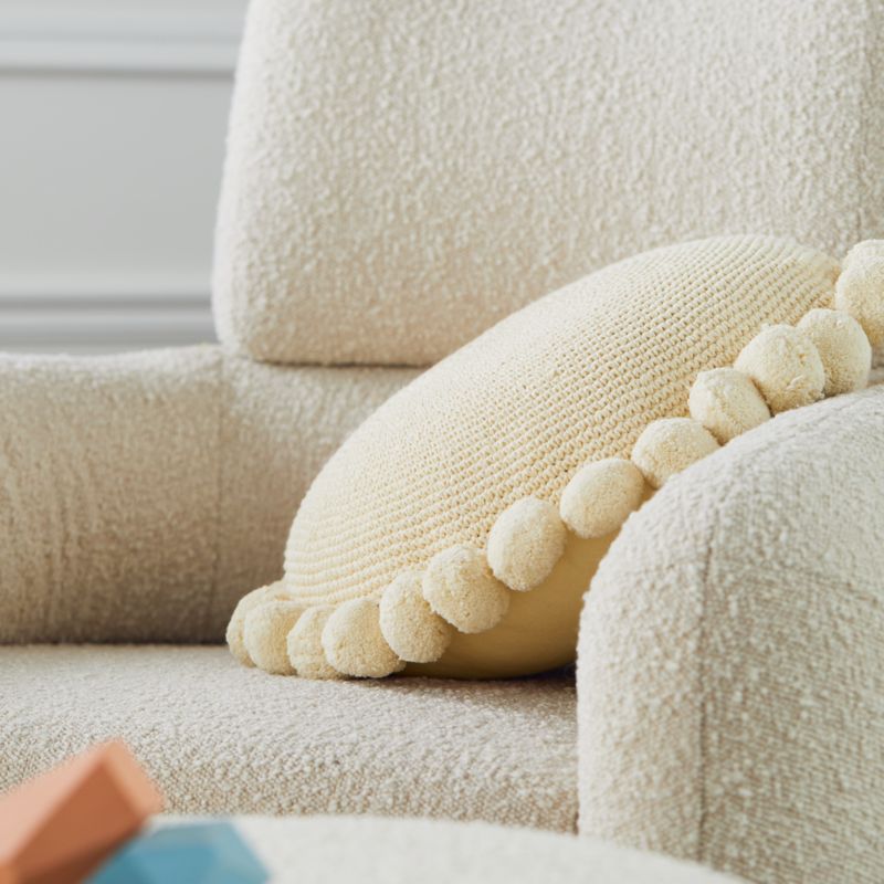 Snoozer Cream Boucle Nursery Swivel Glider Chair by Leanne Ford - image 7 of 18