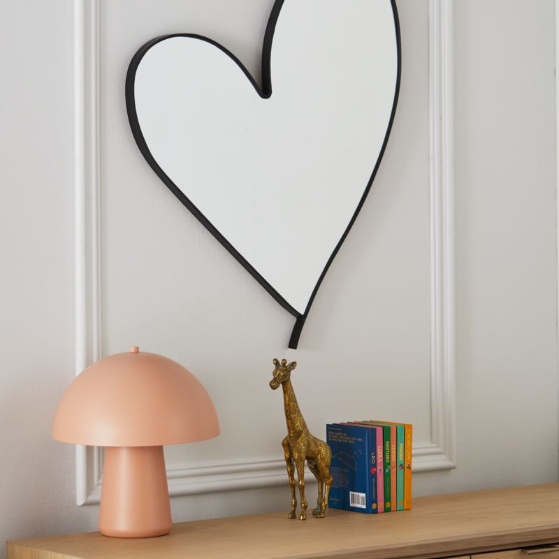 Large Heart Brass Metal Wall Mirror by Leanne Ford + Reviews