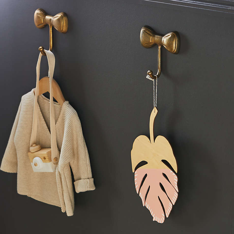  Home Decorative Hook Bow-Knot Brass Hook Wall Hooks for Hanging  Hook for Coat Hat Towel Multi-Purpose Hooks (Color : Gold, Size : Pack of  2) : Home & Kitchen